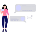 پیش‌نمایش فایل girl-reading-customer-comments-5682691 از پک وفاداری مشتری