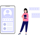 پیش‌نمایش فایل girl-reviewing-the-customer-5682700 از پک وفاداری مشتری