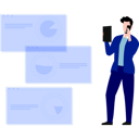 پیش‌نمایش فایل businessman-analyzing-data-and-talking-on-mobile-5682445 از پک افراد کسب و کار