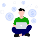 پیش‌نمایش فایل man-working-on-laptop-5682440 از پک افراد کسب و کار
