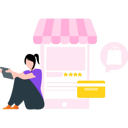 پیش‌نمایش فایل girl-doing-online-shopping-payment-5682532 از پک آژانس خلاق