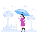 پیش‌نمایش فایل beautiful-girl-walking-in-the-rain-with-umbrella-5941267 از پک فصل باران