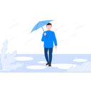 پیش‌نمایش فایل boy-walking-in-rain-with-umbrella-5941275 از پک فصل باران