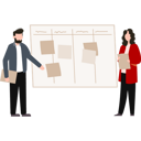 پیش‌نمایش فایل business-people-looking-at-notice-board-6150618 از پک برنامه‌ریزی و اهداف