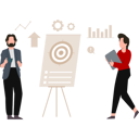 پیش‌نمایش فایل business-team-working-on-business-goal-6150616 از پک برنامه‌ریزی و اهداف