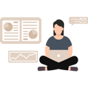 پیش‌نمایش فایل woman-working-on-laptop-6150634 از پک برنامه‌ریزی و اهداف