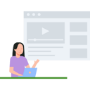 پیش‌نمایش فایل girl-watching-video-on-laptop-6473234 از پک توسعه سئو