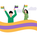 پیش‌نمایش فایل boy-and-girl-holding-sports-flags-6478367 از پک فعالیت‌های ورزشی