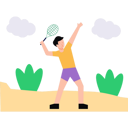 پیش‌نمایش فایل boy-playing-badminton-6478373 از پک فعالیت‌های ورزشی