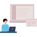 پیش‌نمایش فایل boy-working-on-laptop-6546407 از پک خدمات وب