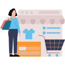 پیش‌نمایش فایل girl-hopping-at-the-store-6546398 از پک خدمات وب