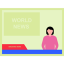 پیش‌نمایش فایل girl-giving-world-breaking-news-6495820 از پک رسانه‌های اجتماعی