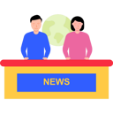پیش‌نمایش فایل news-anchors-giving-news-on-channel-6495815 از پک رسانه‌های اجتماعی