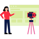 پیش‌نمایش فایل the-girl-is-making-a-video-6495805 از پک رسانه‌های اجتماعی