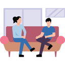 پیش‌نمایش فایل a-boy-and-a-girl-are-sitting-on-a-sofa-6496012 از پک در خانه بمانیم