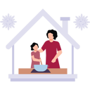 پیش‌نمایش فایل mother-and-daughter-cooking-together-at-home-6495987 از پک در خانه بمانیم