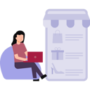پیش‌نمایش فایل the-girl-is-shopping-online-6496006 از پک در خانه بمانیم