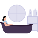 پیش‌نمایش فایل the-girl-is-sitting-in-the-bathtub-6496005 از پک در خانه بمانیم