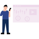 پیش‌نمایش فایل boy-talking-about-stock-market-on-phone-6521777 از پک بازار سهام و معاملات
