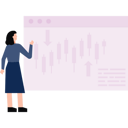 پیش‌نمایش فایل female-working-on-market-analytical-graphs-6521797 از پک بازار سهام و معاملات