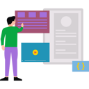 پیش‌نمایش فایل guy-working-on-web-layout-6546119 از پک توسعه وب