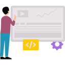 پیش‌نمایش فایل web-developer-working-on-website-development-6546112 از پک توسعه وب