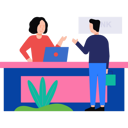 پیش‌نمایش فایل man-talking-with-receptionist-6519708 از پک مالیات و پرداخت‌ها