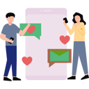 پیش‌نمایش فایل boy-and-girl-are-chatting-on-phone-6525006 از پک روز ولنتاین