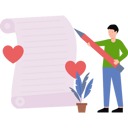 پیش‌نمایش فایل boy-is-writing-a-love-letter-6525001 از پک روز ولنتاین