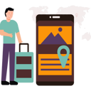 پیش‌نمایش فایل boy-looking-for-place-to-travel-on-mobile-6522246 از پک سفر و تعطیلات