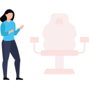 پیش‌نمایش فایل girl-is-looking-at-the-gaming-chair-7345285 از پک ورزش الکترونیک
