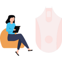 پیش‌نمایش فایل girl-is-playing-a-game-on-her-tab-7345260 از پک ورزش الکترونیک