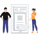 پیش‌نمایش فایل boy-and-girl-marketing-on-mobile-7330562 از پک تبلیغات