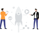 پیش‌نمایش فایل boys-are-working-on-a-start-up-business-marketing-7330564 از پک تبلیغات