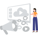پیش‌نمایش فایل girl-is-advertising-on-social-media-7330568 از پک تبلیغات