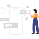 پیش‌نمایش فایل the-girl-is-looking-at-comments-on-social-media-7330546 از پک تبلیغات
