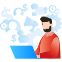 پیش‌نمایش فایل boy-working-on-marketing-on-laptop-7330901 از پک بازاریابی وابسته