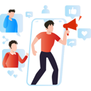 پیش‌نمایش فایل guy-is-doing-social-marketing-7330897 از پک بازاریابی وابسته