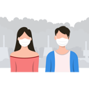 پیش‌نمایش فایل boy-and-girl-wearing-face-masks-7340397 از پک آلودگی هوا
