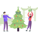 پیش‌نمایش فایل boy-and-girl-looking-at-christmas-tree-7340508 از پک کریسمس