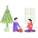 پیش‌نمایش فایل boy-and-girl-packing-christmas-presents-7340504 از پک کریسمس