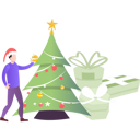 پیش‌نمایش فایل boy-decorating-christmas-tree-7340497 از پک کریسمس