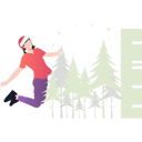 پیش‌نمایش فایل girl-enjoying-winter-vacation-7340516 از پک کریسمس