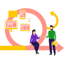 پیش‌نمایش فایل employees-doing-discussion-7340366 از پک چابک (اجایل)