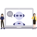 پیش‌نمایش فایل ai-robotic-chatting-7340420 از پک هوش مصنوعی