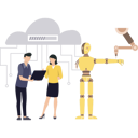 پیش‌نمایش فایل people-talking-about-robotic-technology-7340430 از پک هوش مصنوعی