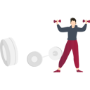 پیش‌نمایش فایل boy-exercising-with-dumbbells-7353674 از پک تمرین ورزشی