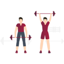 پیش‌نمایش فایل boys-are-doing-weightlifting-7353681 از پک تمرین ورزشی