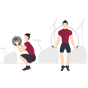 پیش‌نمایش فایل boys-are-working-out-in-the-gym-7353684 از پک تمرین ورزشی