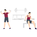 پیش‌نمایش فایل boys-exercising-with-dumbbells-7353669 از پک تمرین ورزشی